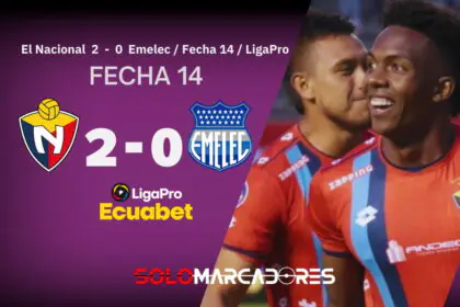 El Nacional respira y deja a Emelec al borde del abismo