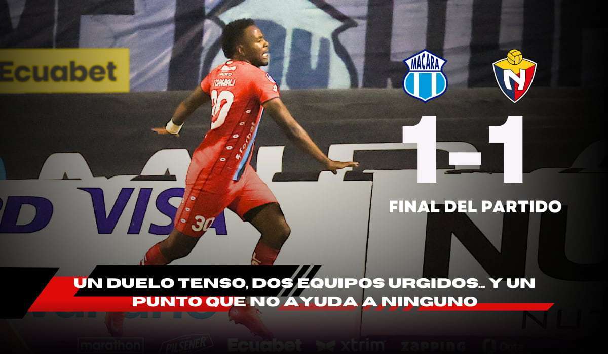 El Nacional y Macará no logran sacudirse el peso del descenso