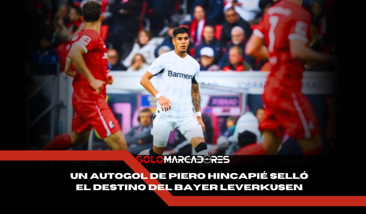 El autogol de Piero Hincapié que dejó sin Bundesliga al Leverkusen