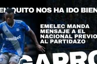 El mensaje con el que Emelec calienta la previa contra El Nacional