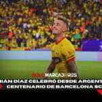 ¿Regreso a la vista? El mensaje de Damián Díaz que sacudió a los hinchas de Barcelona SC 4 El mensaje de Damián Díaz que sacudió a los hinchas de Barcelona SC