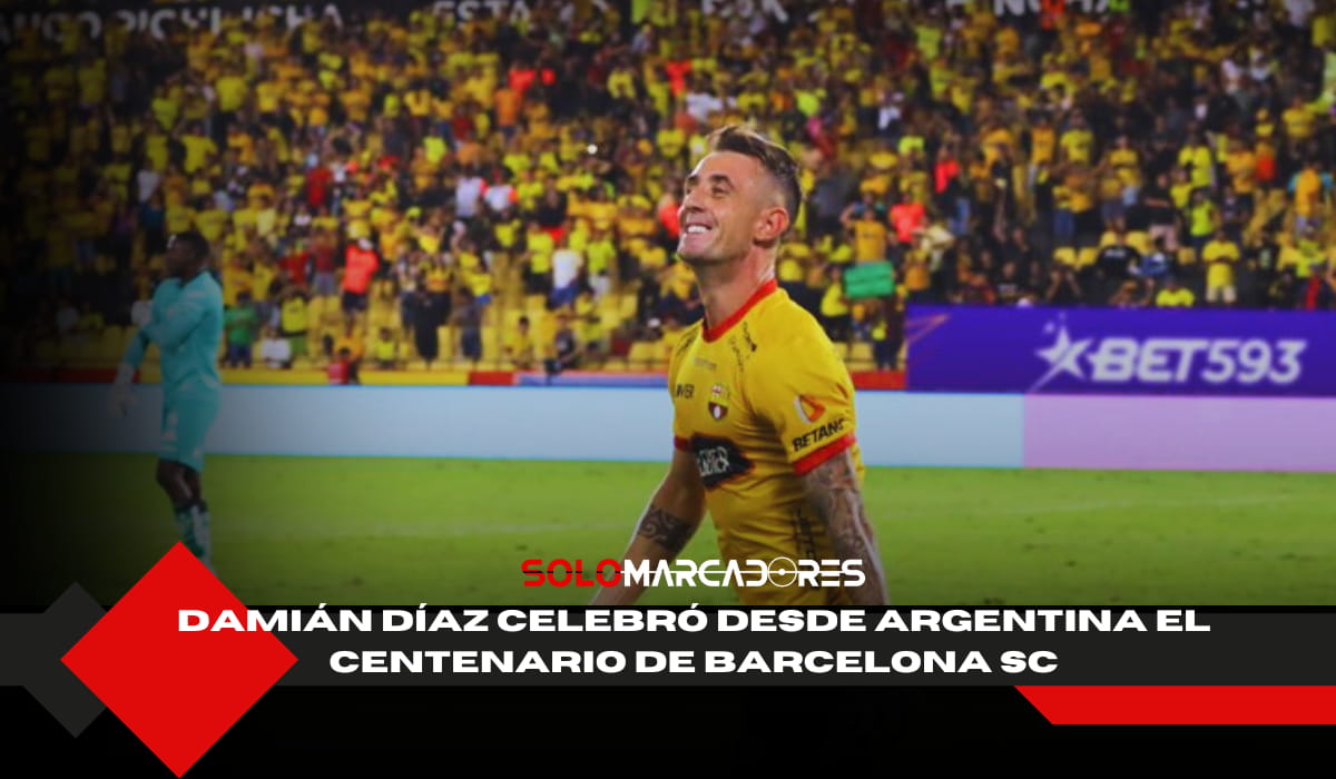 El mensaje de Damián Díaz que sacudió a los hinchas de Barcelona SC