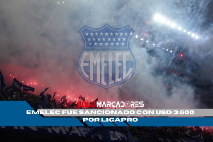 Emelec celebra sus 96 años y termina multado por LigaPro