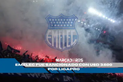 Emelec celebra sus 96 años y termina multado por LigaPro