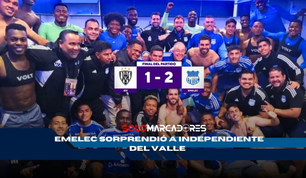 Emelec da golpe inesperado que sacudió la cima del torneo