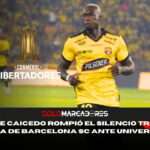 Felipe Caicedo da la cara tras el tropiezo de BSC en Libertadores 4 Felipe Caicedo da la cara tras el tropiezo de BSC en Libertadores