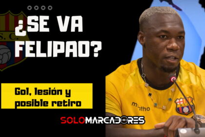 Felipe Caicedo deja en el aire su futuro con Barcelona SC