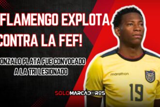 Flamengo denuncia a la FEF por convocar a Gonzalo Plata lesionado