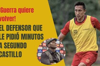 Franklin Guerra le pidió minutos a Segundo Castillo y está listo para volver