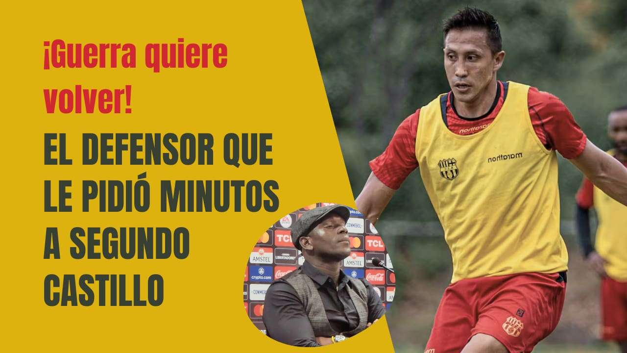 Franklin Guerra le pidió minutos a Segundo Castillo y está listo para volver