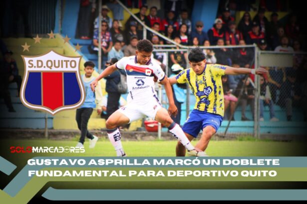 Gustavo Asprilla apareció en el momento justo Doble gol y triunfo de Deportivo Quito sobre Rumiñahui 1 Gustavo Asprilla apareció en el momento justo Doble gol y triunfo de Deportivo Quito sobre Rumiñahui