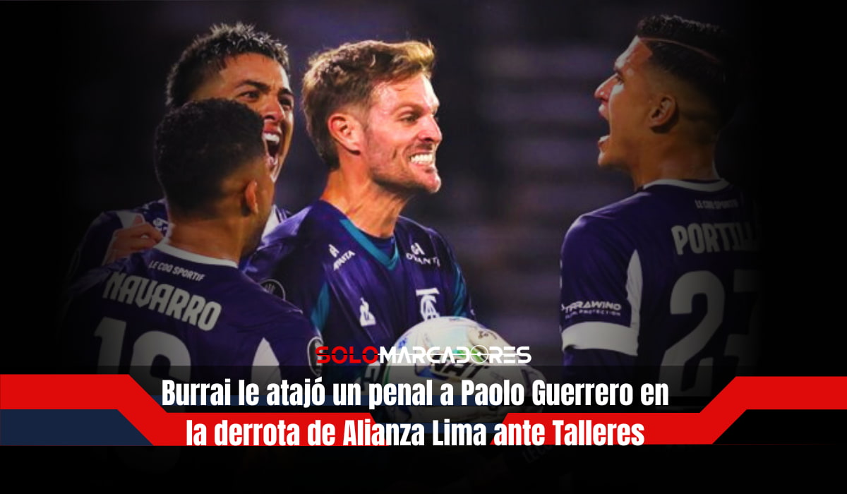 Javier Burrai frustró a Paolo Guerrero