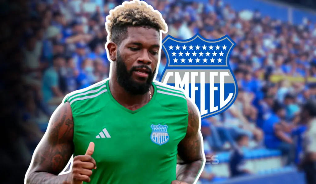 Joao Quiñónez dejó a Emelec con uno menos y estalla la hinchada azul