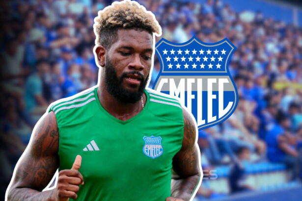 Joao Quiñónez dejó a Emelec con uno menos y estalla la hinchada azul