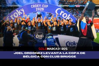 Joel Ordóñez alza la Copa de Bélgica con Club Brugge