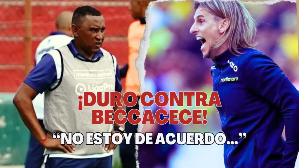 Juan Carlos León cuestiona a Beccacece