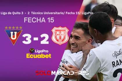 Liga de Quito revive la ilusión del hincha albo en un partido infartante