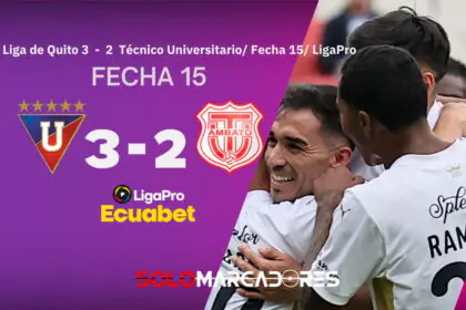 Liga de Quito revive la ilusión del hincha albo en un partido infartante