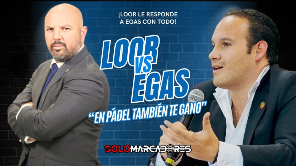 Loor responde con ironía a Egas y expone cifras de la Copa Ecuador