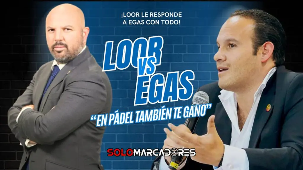 Loor responde con ironía a Egas y expone cifras de la Copa Ecuador