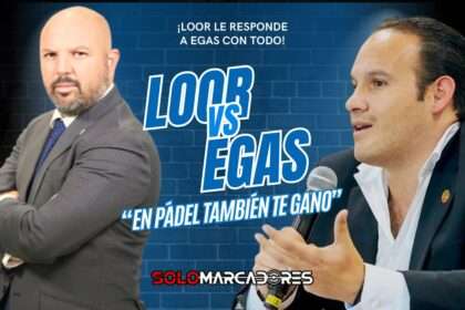 Loor responde con ironía a Egas y expone cifras de la Copa Ecuador