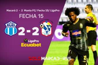 Macará y Manta regalaron goles, emoción y fútbol del bueno