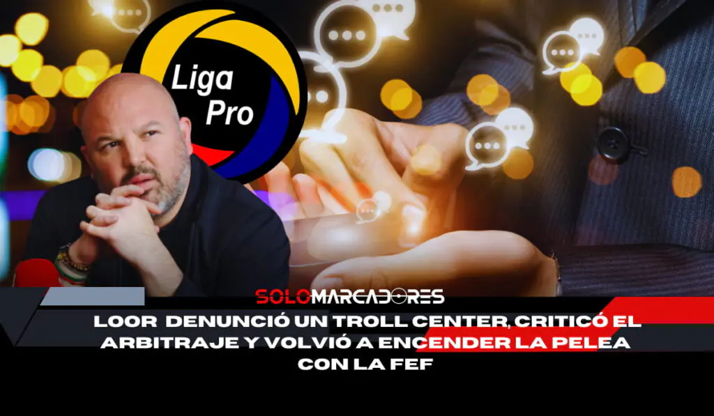 ¿Vagos y troll centers? Miguel Ángel Loor lanza dardos sin filtro