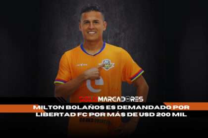Milton Bolaños es demandado por Libertad FC
