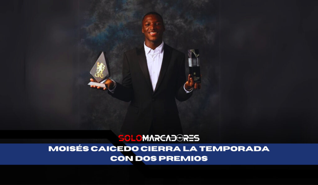 Moisés Caicedo responde con dos premios que lo dicen todo