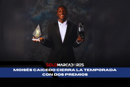 Moisés Caicedo responde con dos premios que lo dicen todo