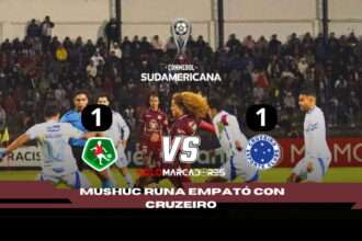 Mushuc Runa sorprende en la Sudamericana y deja a Cruzeiro sin fiesta en Riobamba