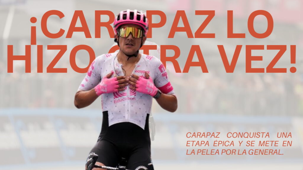 Fuerte Caída de Richard Carapaz en el Giro de Lombardía 2 Richard Carapaz gana la Etapa 11 del Giro y sueña con repetir la hazaña