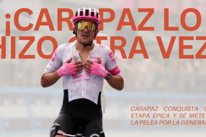 Richard Carapaz gana la Etapa 11 del Giro y sueña con repetir la hazaña