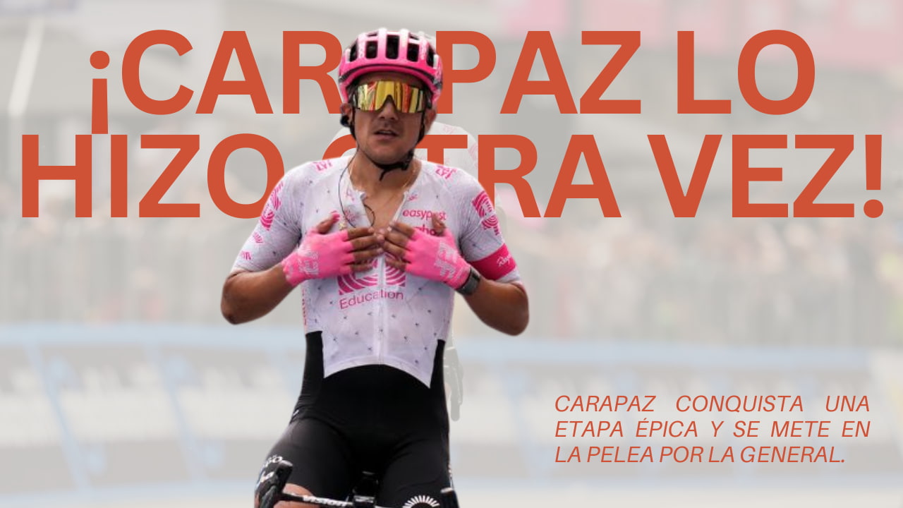 Richard Carapaz gana la Etapa 11 del Giro y sueña con repetir la hazaña