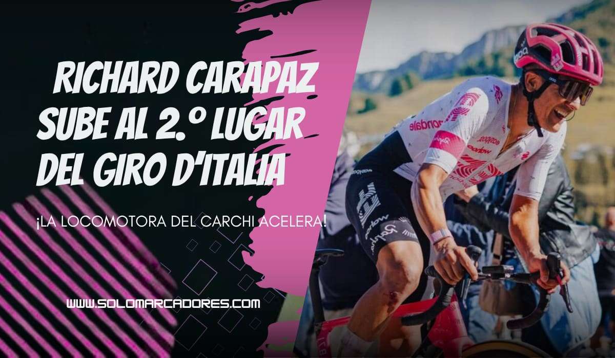 Richard Carapaz vuelve a rugir en el Giro