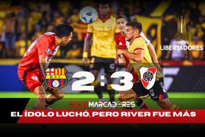 River Plate le aguó la fiesta a Barcelona SC