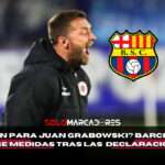 ¡Escándalo en la LigaPro! ¿Sanción para el DT que Desafió a Barcelona SC? 3 Sanción para el DT que Desafió a Barcelona SC