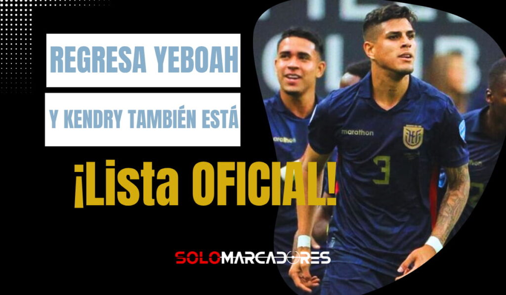 Sebastián Beccacece reveló la lista de Ecuador para los partidos contra Brasil y Perú