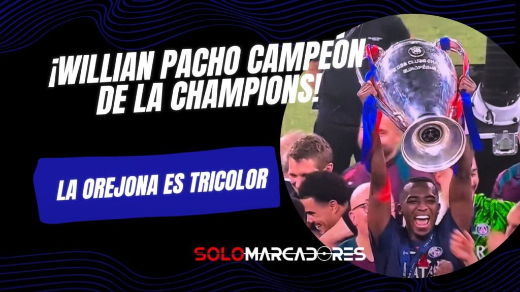 Willian Pacho brilló con el PSG en una final inolvidable 1 ¡Inolvidable! Willian Pacho hace historia al coronarse campeón de Champions con el PSG