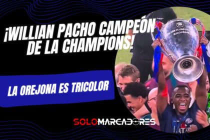 ¡Inolvidable! Willian Pacho hace historia al coronarse campeón de Champions con el PSG
