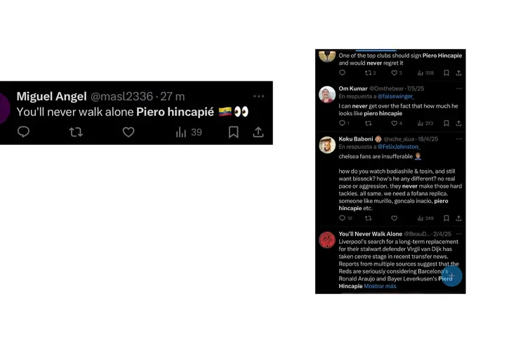 ¿Liverpool será el nuevo hogar de Piero Hincapié? El defensor ecuatoriano que ya ilusiona a Anfield