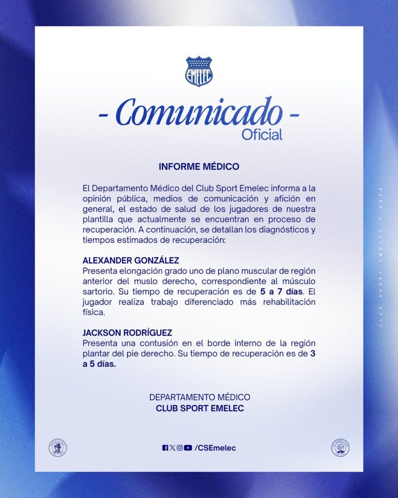 "En Quito nos ha ido bien…": El mensaje con el que Emelec calienta la previa contra El Nacional