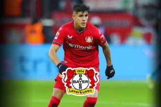 Último baile de Piero Hincapié en Leverkusen