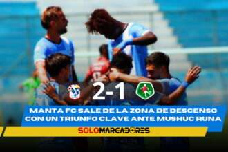 ¿Renace el Manta FC? El triunfo que sacude la parte baja de la tabla