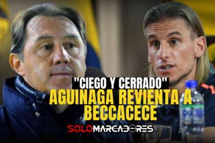 ¡Alex Aguinaga explota contra Beccacece! Denuncia falta de respeto al fútbol ecuatoriano y exige cambios