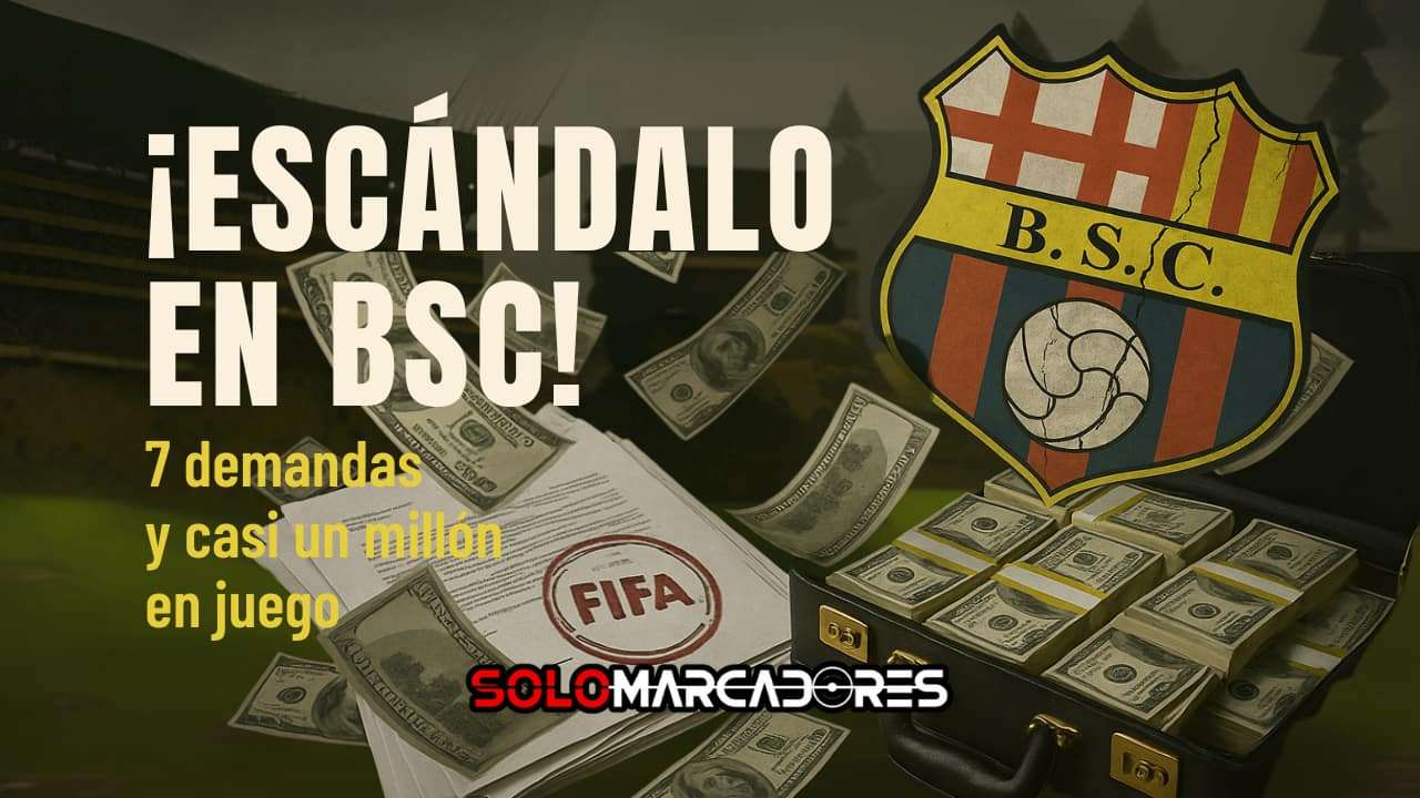 ¡Escándalo en el fútbol ecuatoriano! Barcelona SC acumula siete demandas y podría quedarse sin fichar