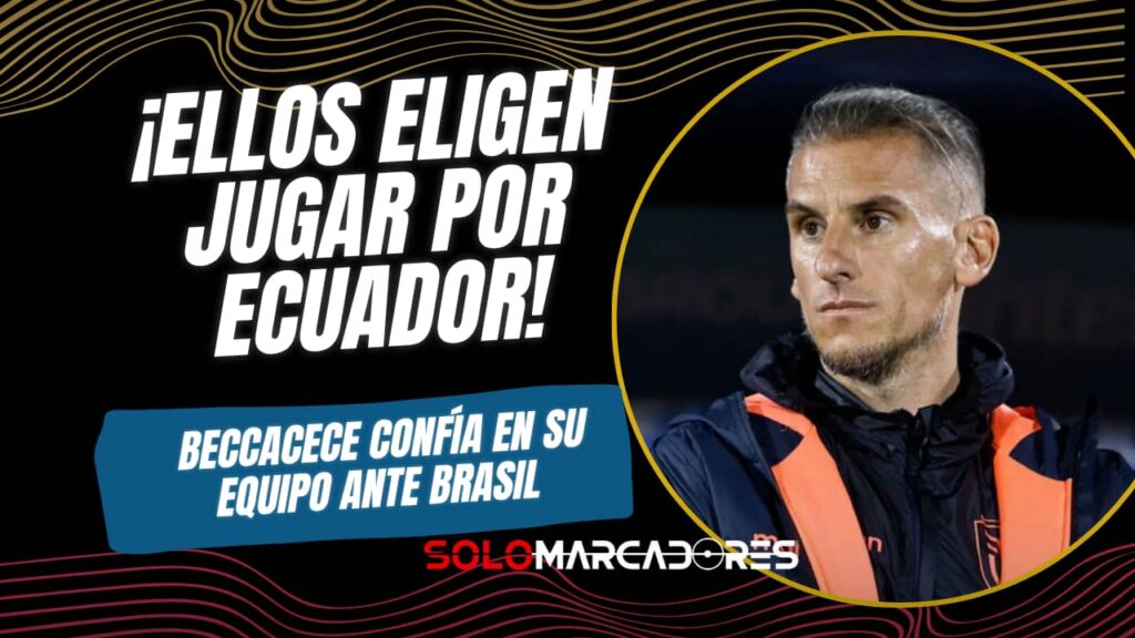 Beccacece destaca el compromiso de los jugadores ecuatorianos ante el reto con Brasil