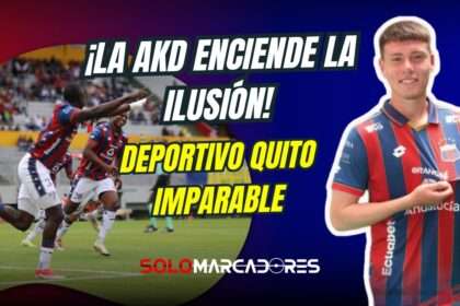 Deportivo Quito renace y apunta al ascenso en el fútbol ecuatoriano