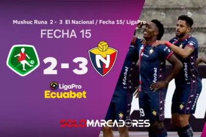 ¡El Nacional revive la ilusión! Reasco lidera un triunfo vital que sacude la Serie A del fútbol ecuatoriano