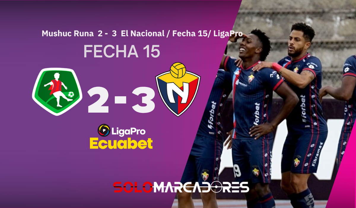 ¡El Nacional revive la ilusión! Reasco lidera un triunfo vital que sacude la Serie A del fútbol ecuatoriano